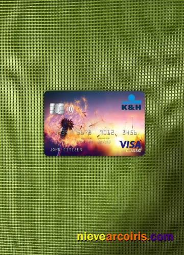 Hungary K&H visa classic card photolook